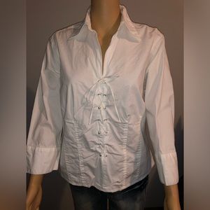 Women's Bailey's Point Lace-up Top 1X